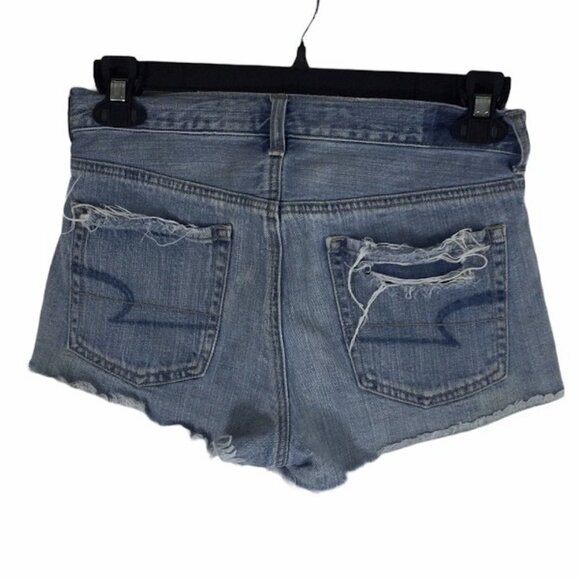 American Eagle Hi Rise Festival Distressed Denim - Picture 2 of 7